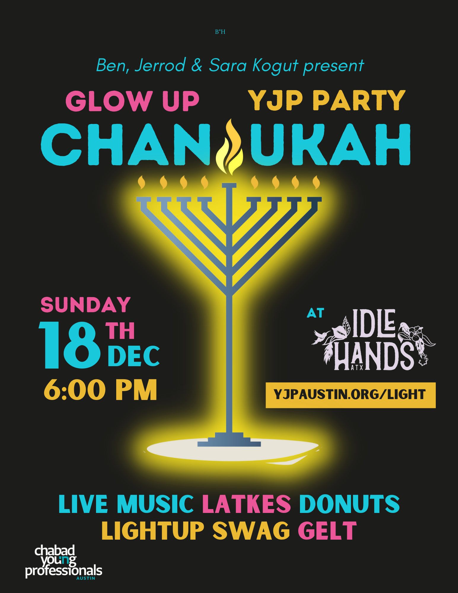 Glowup Chanukah Party